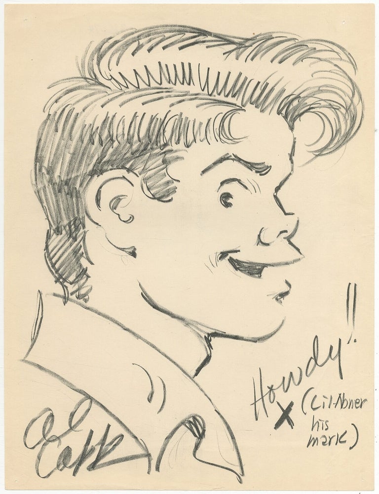 Original Sketch of L'il Abner. Al CAPP.
