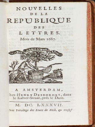 [Magazine]: Nouvelles de la R&eacute;publique des Lettres (1685-88) and Histoire des Ouvrages des S&ccedil;avans (1687-91)