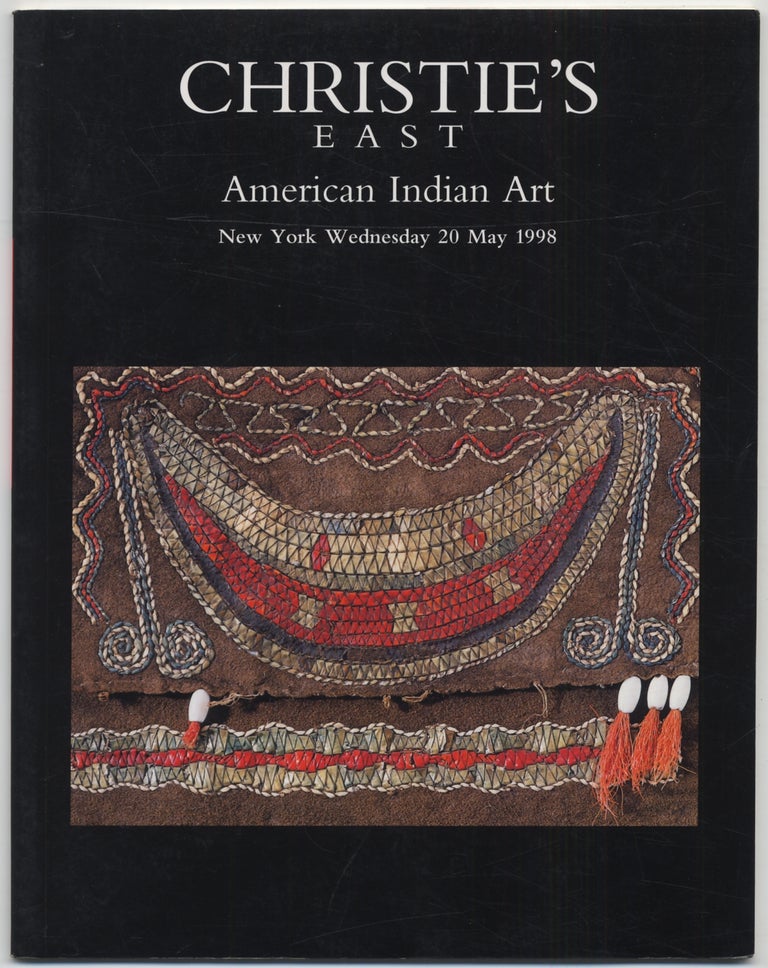 Item #386247 Christie's East: American Indian Art, New York, Wednesday 20 May 1998