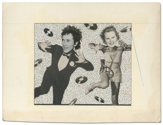 Item #386419 [Original art work]: Johnny Rotten and Margaret Thatcher. Artist unknown