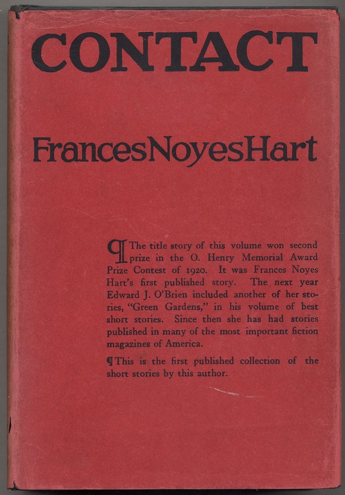 Item #386439 Contact and other Stories. Frances Noyes HART.