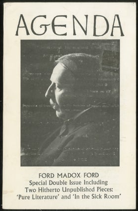 Item #387116 Agenda: Ford Madox Ford Volume 27 Number 4 / Volume 28 Number 1. Ford Madox FORD