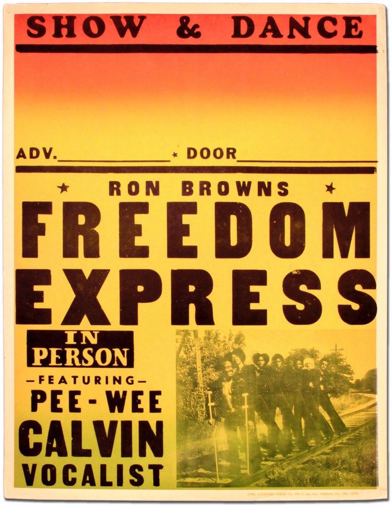 Item #387273 [Poster]: Ron Brown's Freedom Express In Person. Freedom Express.