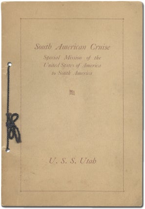 [Certificate and Pamphlet]: Domain of Neptunus Rex (December 1924) / The Cruise Around South America by the U.S.S. Utah. Special Mission of the United States of America to the Republic of Peru on the Occasion of the Centenary of the Battle of Ayacucho December 1924