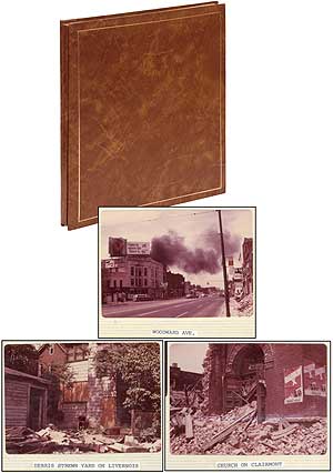 Item #387368 Photo Album of Detroit images including the aftermath of the 1967 Riots