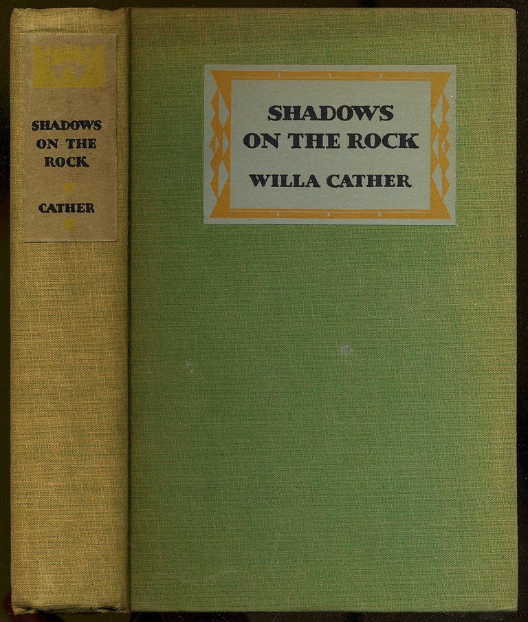 Item #387390 Shadows on the Rock. Willa CATHER.