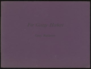 For George Herbert. Grey RUTHVEN.