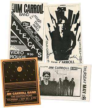 Item #387548 [Flyers]: The Jim Carroll Band. Jim CARROLL