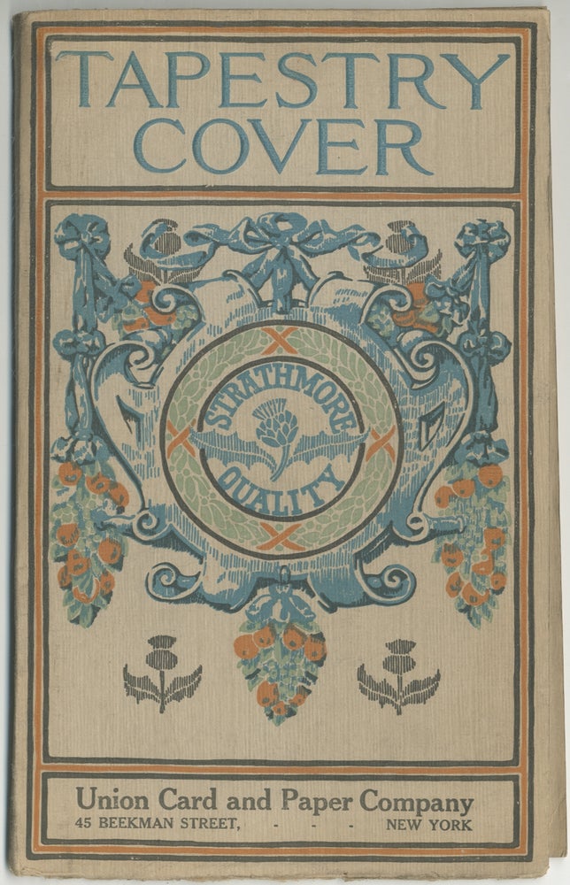Item #387671 [Cover title]: Tapestry Cover. Union Card, Paper Company.