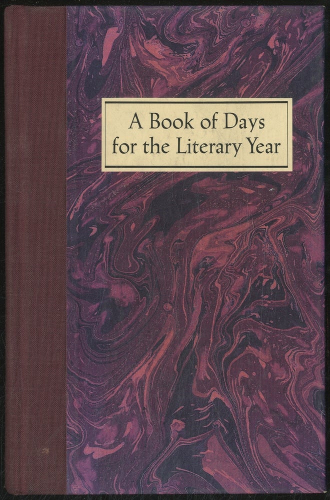 Item #387993 A Book of Days for the Literary Year. Neal T. JONES.