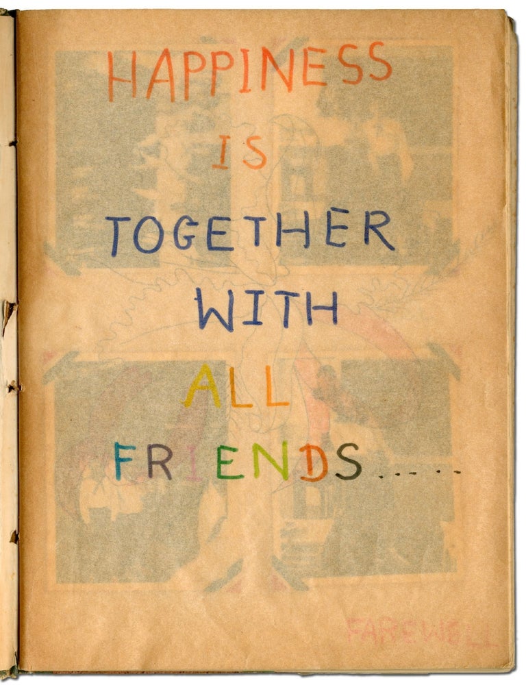 Item #388615 [Photo Album]: Teen-age Girls Attending the "Queen's School" in Bangkok, 1968 [hand-titled]: "Happiness is Together with All Friends"