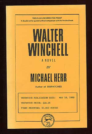 Item #38862 Walter Winchell. Michael HERR.