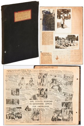 Item #388965 Girl Scout Scrapbook and Photo Album: "Girl Scout. Troop 2" 1929-1932....