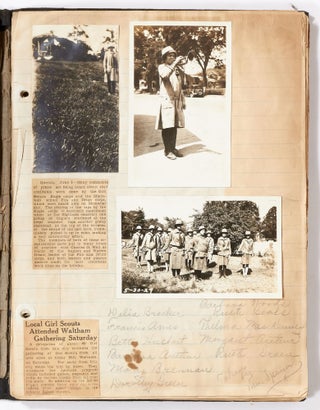 Girl Scout Scrapbook and Photo Album: "Girl Scout. Troop 2" 1929-1932