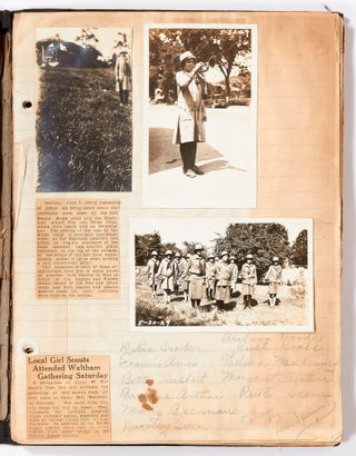 Girl Scout Scrapbook and Photo Album: "Girl Scout. Troop 2" 1929-1932