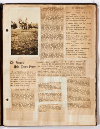 Girl Scout Scrapbook and Photo Album: "Girl Scout. Troop 2" 1929-1932