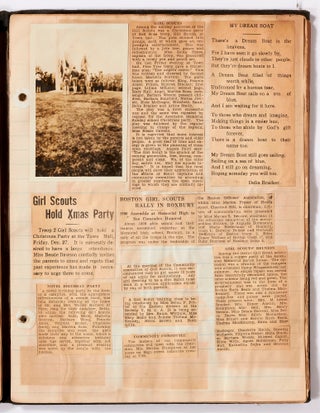 Girl Scout Scrapbook and Photo Album: "Girl Scout. Troop 2" 1929-1932