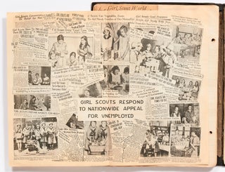 Girl Scout Scrapbook and Photo Album: "Girl Scout. Troop 2" 1929-1932