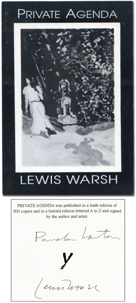 Item #389302 Private Agenda. Lewis WARSH, Pamela Lawton.