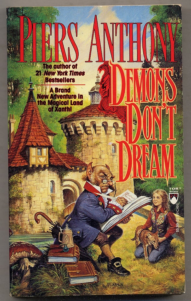Item #389348 Demons Don't Dream. Piers ANTHONY.