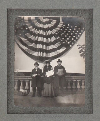 [Photo Album]: 1904 Album with Photos of Automobiles, Niagra Falls, and Washington