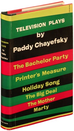 Item #389905 Television Plays. Paddy CHAYEFSKY