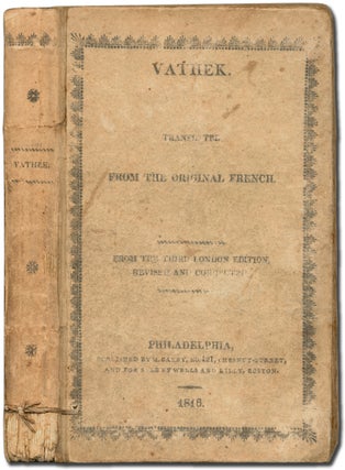 Vathek. From the Original French