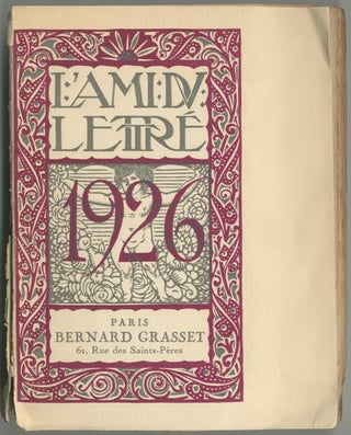 Item #390233 L'ami du lettré Année littéraire et artistique pour 1926