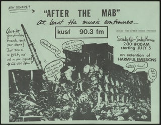 Item #390443 [Punk Flyer]: "After the Mab" at Least the Music Continues... KUSF 90.3 fm