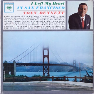 Item #390626 [Vinyl Record]: I Left My Heart in San Francisco. Tony BENNETT