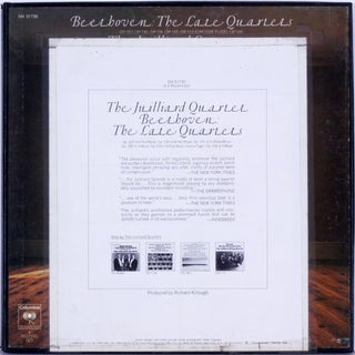 Item #390646 [Vinyl Records]: The Juilliard Quartet Beethoven: The Late Quartets. Ludwig Van...