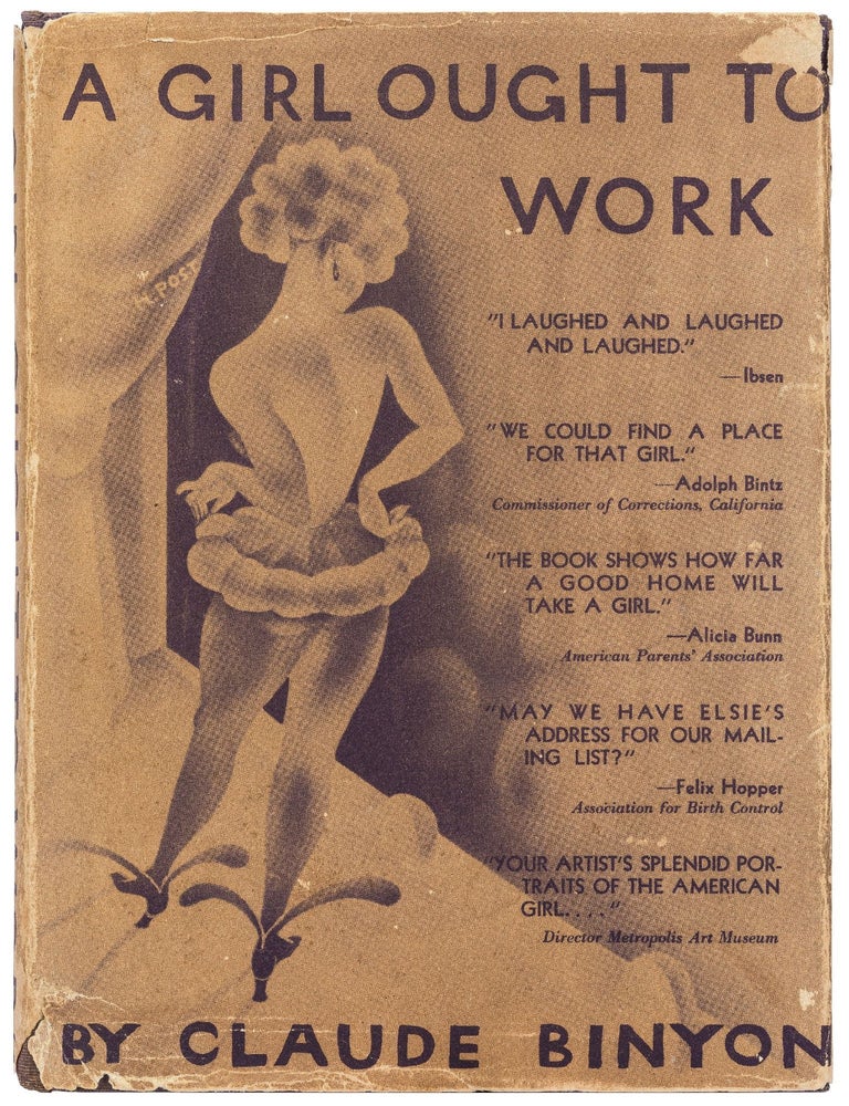 A Girl Ought To Work. Claude BINYON.