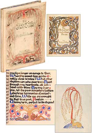 Item #392246 [Hand Illuminated Manuscript]: The Amorist and Other Verse. Ilonka KARASZ, Penfield Royce.