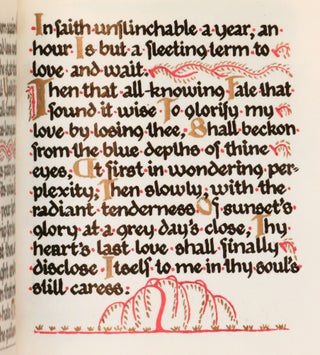 [Hand Illuminated Manuscript]: The Amorist and Other Verse