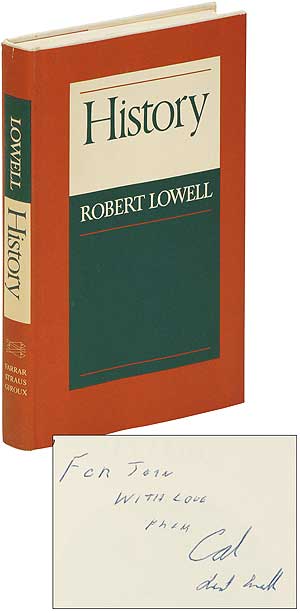 Item #392276 History. Robert LOWELL.