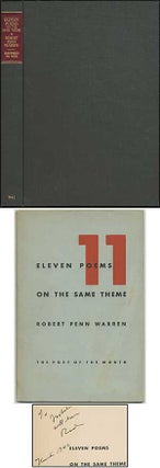 Item #392283 Eleven Poems on the Same Theme. Robert Penn WARREN