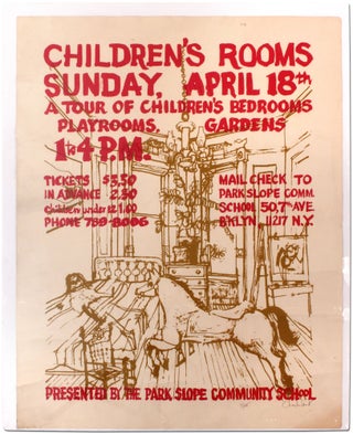 [Poster]: Children's Rooms. Sunday, April 18th. A Tour of Children's Bedrooms ... Presented by the Park Slope Community School