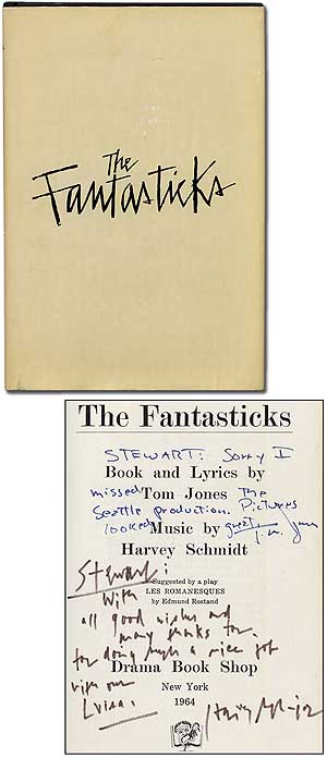 Item #392810 The Fantasticks. Tom JONES, Harvey Schmidt.