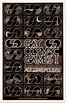 Item #392849 [Poster]: Gay Olympic Games I. San Francisco Aug. 28-Sept. 5, 1982. K. ANDERSON