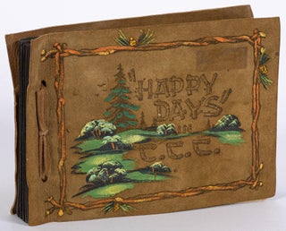 Item #393023 [Photo Album]: "Happy Days in C.C.C.": Album of a Civilian Conservation Corps Worker...