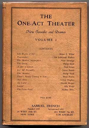 Item #39313 The One-Act Theater: New Comedies and Dramas, Volume I