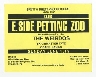 Los Angeles Punk Flyers