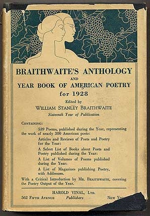 Item #393317 Anthology of Magazine Verse for 1928 and Yearbook of American Poetry. William...
