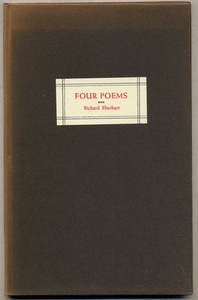 Item #393791 Four Poems. Richard EBERHART