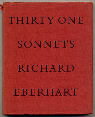 Item #393796 Thirty One Sonnets. Richard EBERHART