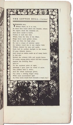 Verses from The Cotton Boll. Official Souvenir of the Woman's Department of the South Carolina Interstate and West Indian Exposition