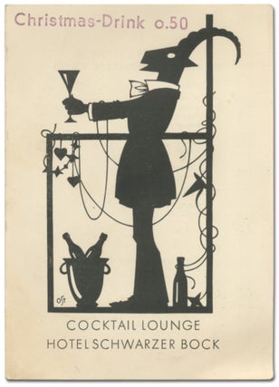 Item #394061 [Cocktail Menu]: Cocktail Lounge. Hotel Schwarzer Bock