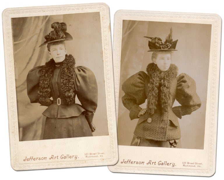 Item #394128 [Original Photographs]: Two Portraits of a Young Woman. James Conway FARLEY.