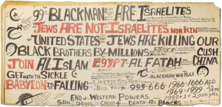 Item #394212 [Hand-lettered Broadside]: 99% of the Blackman in the United States of North America...