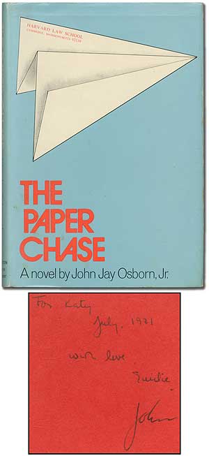 Item #394227 The Paper Chase. John Jay OSBORN, Jr.